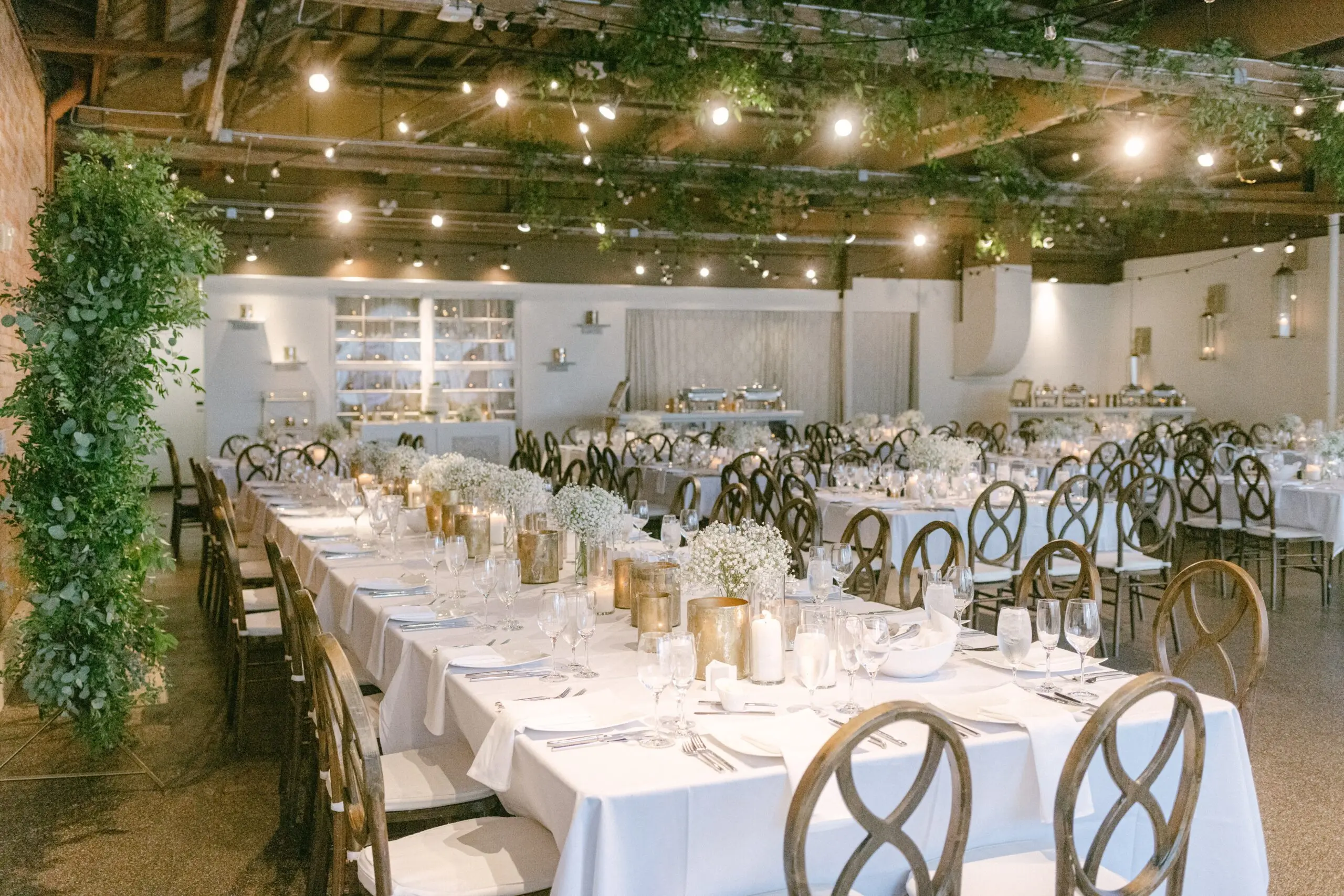 The Market and Mezzanine level set for dinner